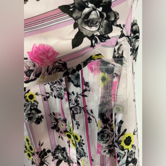 Victoria's Secret Floral Stripe Satin
Button Up Pajama Top - Picture 5 of 5
